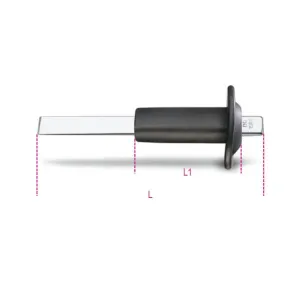 BETA EXTRA FLAT CHISEL WITH HAND GUARD 1342PM MM.235