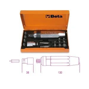 BETA 1295/C14 IMPACT SCREWDRIVER WITH ACCESSORIES