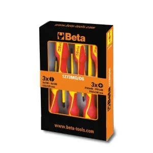 BETA 1273MQ/D6 SET OF 6 INSULATED SCREWDRIVERS
