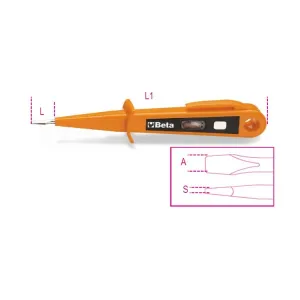 BETA VOLTAGE TESTER SCREWDRIVER 1253A 3X15