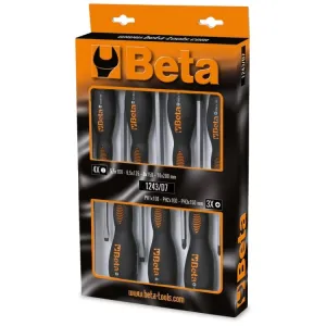 BETA ART.1243/D7 SET OF 7 IMPACT SCREWDRIVERS