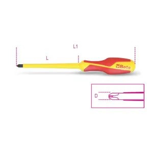 BETA ART. 1272 1230IS INSULATED CROSS-HEAD SCREWDRIVER 10X200