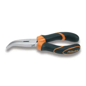 BETA BI-MATERIAL BENT FLAT NOSE PLIERS ART. 1164
