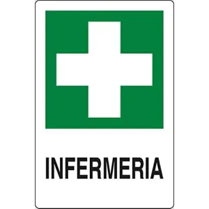 ALUMINIUM SIGN CM 30X20 'INFERMERIA'