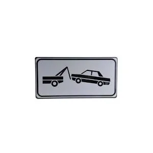 ADDITIONAL SIGN 'RIMOZIONE FORZATA' ART.83 50X25