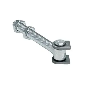 GATE PINTLE WITH U-BOLT ART.130-M20 FOR SWING GATES AND DOORS