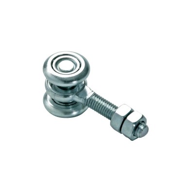 SCORREVOLE A 2 CUSCINETTI D 24 PER CANCELLI SCORREVOLI SU BINARIO