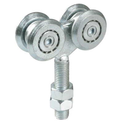 CARRELLO SCORREVOLE A 4 CUSCINETTI COMUNELLO PER CANCELLI SCORREVOLI PESANTI SU BINARIO