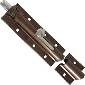 COMUNELLO PADLOCK HASP BOLT WITH ROUND ROD GALVANISED STEEL FOR GATES AND DOORS