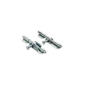 COMUNELLO HEAVY-DUTY PADLOCK HASP BOLT WITH ROUND ROD STEEL FOR HEAVY GATES AND DOORS
