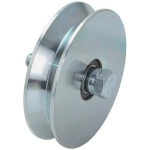 COMUNELLO SLIDING GATE WHEEL WITH 2 BEARINGS AND V-GROOVE FOR HEAVY LOADS