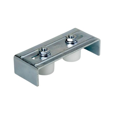 SUPPORTO GUIDA A 2 OLIVE D.40 COMUNELLO PER CANCELLI SCORREVOLI