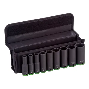 BOSCH SET OF 9 SOCKETS 1 10-11-13-7-19-21-22-24-27 LONG TYPE