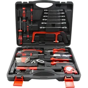 LTI 50PCS HAND TOOL SET IN RIGID PLASTIC CASE