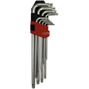 LTI SET OF OFFSET TORX KEYS 9 PIECES TX 10-50
