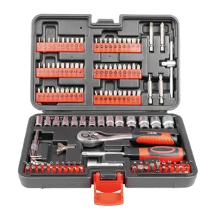 LTI BITS + SOCKETS WITH RATCHET SET 130 PCS