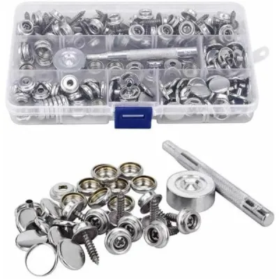 CONFEZIONE 50 BOTTONI AUTOMATATICI