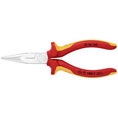 PINZA CON BECCHI MEZZITONDI ISOLATA 1000V KNIPEX MM.160