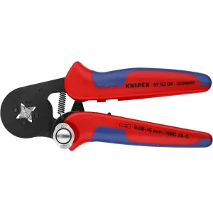 KNIPEX SLEEVE TERMINAL CRIMPING PLIERS WITH AUTOMATIC ADJUSTMENT