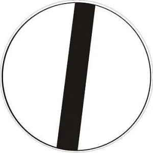 CIRCULAR SIGN 'VIA LIBERA' FIG.70 D.60