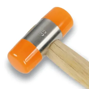 MALLET WITH 4 PAIRS OF STRIKING FACES (POLYURETHANE-NYLON-RUBBER-CELLULAR)