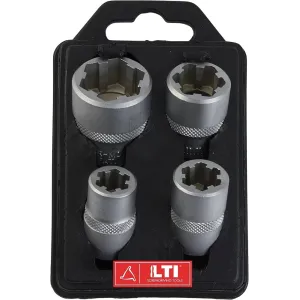 LTI SERIES OF 4 SOCKETS FOR DAMAGED BOLTS