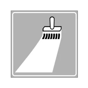SQUARE SIGN 53X53 FIG.6/A 'SEGNALETICA IN RIFACIMENTO'