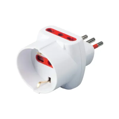 ADATTATORE 2 PRESE+SCHUCO 10A