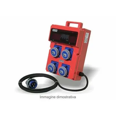 QUADRO ELETTRONICO VOLANTE 220V 4 PRESE