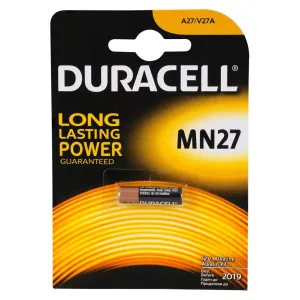 SECURITY BATTERY MN 27 12V BLISTER PACK 1 PC