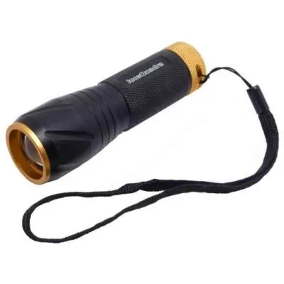 TORCIA METALLICA NERO LED CFG