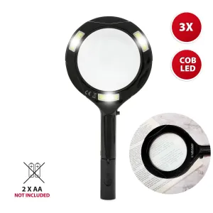 3X MAGNIFYING LENS WITH LIGHT