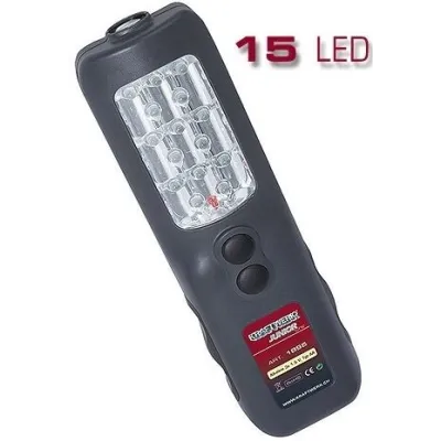 TORCIA 15 LED CON BATTERIE TIPO STILO (AA)