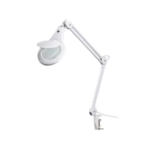 BALANCED-ARM LAMP WITH LENS