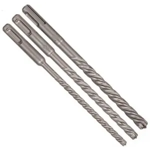 SET OF 3 BOSCH SDS-PLUS DRILL BITS 7X MM.6-8-10 LENGTH 100/165