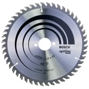 BOSCH WOOD BLADE 200X2,8X30 48 TEETH