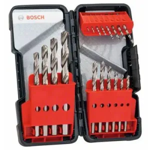 ASSORTMENT OF BOSCH HSS DRILL BITS 1-10 HSS-G