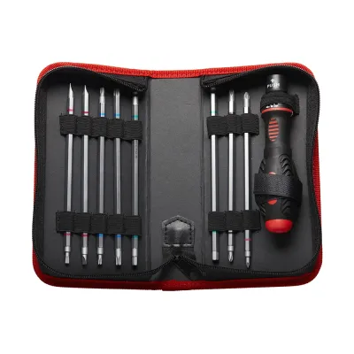 SET 16 IN 1 LAME DOPPIE CON MANICO TELESCOPICO