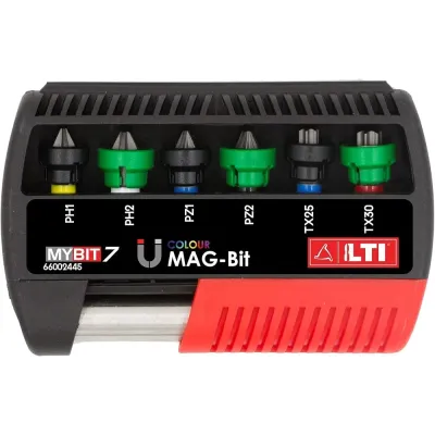 ASSORTIMENTO BITS MAGNETICI PH1-PH2-PZ1-PZ2-TX25-TX30