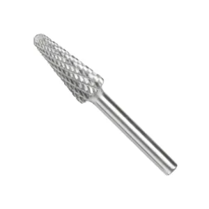 NUOVA FILP CARBIDE RADIUSED CONICAL SHAPE ROTARY BURR TYPE U