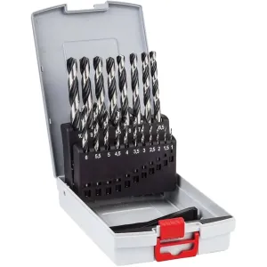 ASSORTMENT OF DRILL BITS IN PLASTIC CASE 1-10 GROUND
