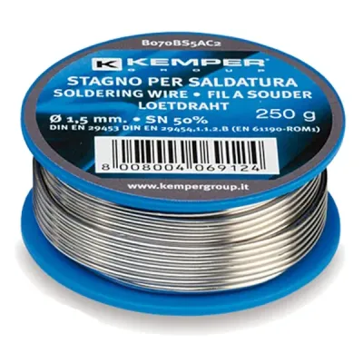 FILO DI STAGNO IN ROCCHETTO 50% MM.1,5 GR.250