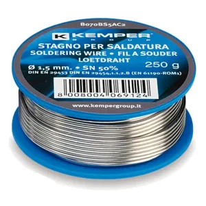 TIN WIRE ON SPOOL 50% MM.1,5 GR.250