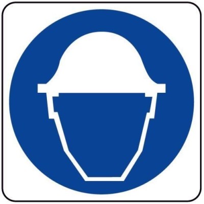 CARTELLO ALLUMINIO 30X20 'CASCO'