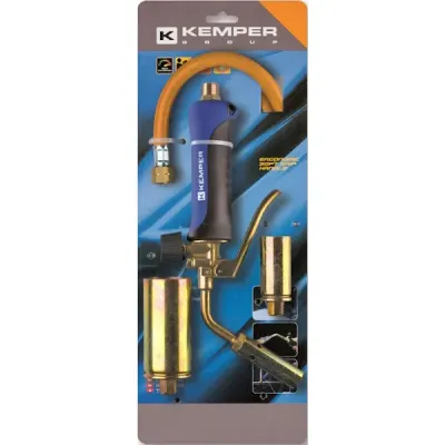 CANNELLO GAS CON LEVA + 3 BECCUCCI 20,30,45 KEMPER