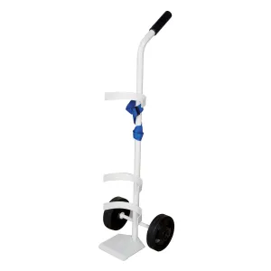 PORTABOMBOLE MONOPOSTO 10/14 LT ruote gommate Ø mm 150