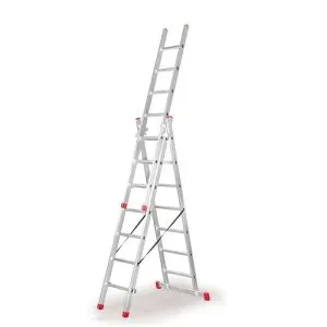 ALUMINIUM LADDER 3+3 WITH HINGE
