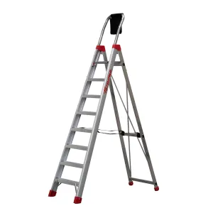ALUMINIUM LADY LADDER 8 STEPS