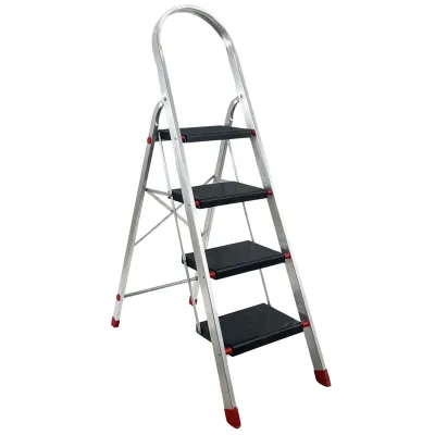 SCALA A CAVALLETTO 4 GRADINI ALLUMINIO