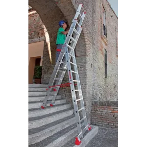 ALUMINIUM LADDER WITH 3 SECTIONS MT3,5